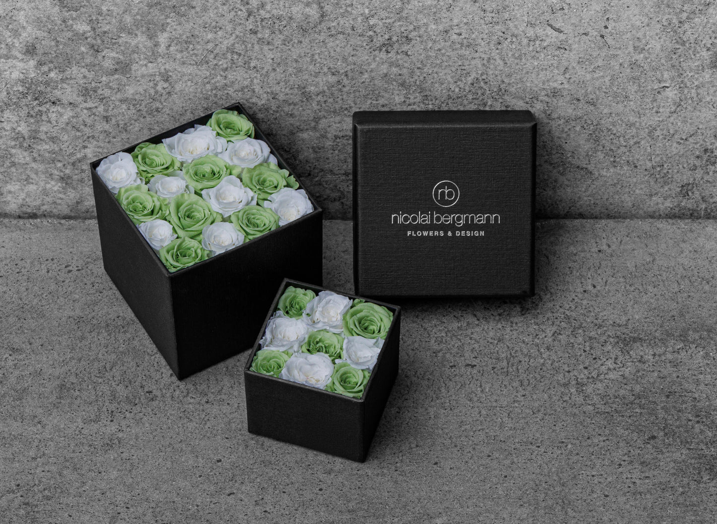 White Green Rose Mix